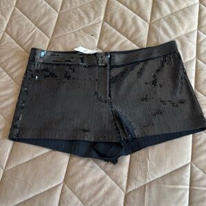 Express sequin shorts